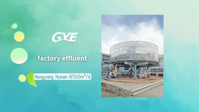 Hengyang Hunan-factory effuent-6500m³/d